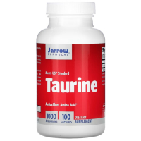 Jarrow Formulas, таурин, Taurine, 1000 мг, 100 капсул