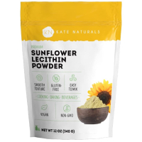Купить Kate Naturals, Порошок лецитина подсолнечника, Sunflower Lecithin Powder, (12oz) 340 г