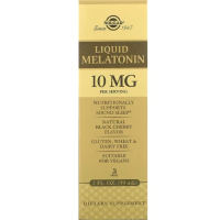 Solgar, Жидкий мелатонин, liquid melatonin, 10 мг, 59 мл