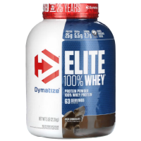 Купить Dymatize, Elite 100% Whey, сывороточный протеин в порошке, насыщенный шоколад, 2,3 кг