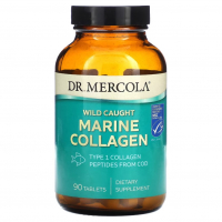 Sotib oling Dr. Mercola, Marine Collagen, Dengiz kollageni, 1,5 g, 90 tabletka