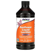 Купить NOW Foods, жидкий лецитин из подсолнечника, Sunflower Liquid Lecithin, 473 мл (16 жидк. унций)