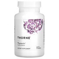 Купить Thorne, Thyrocsin, кофакторы для щитовидной железы, 120 капсул