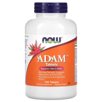 Купить NOW Foods, Adam, лучшие мультивитамины для мужчин, 120 таблеток