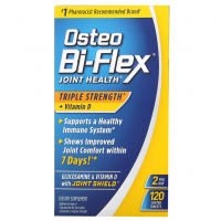 Sotib oling Osteo Bi-Flex, bo'g'imlarga sog'liq, uch kuch + vitamin D, 120 ta qoplangan tabletkalar