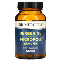Купить Dr. Mercola, MicroPQQ and berberine, MicroPQQ и берберин, 30 капсул