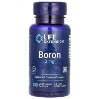 Купить Life Extension, Boron, Бор, 3 мг, 100 вегетарианских капсул