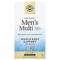 Купить Solgar, One Daily Mens Multi, мультивитамины для мужчин старше 50 лет, 60 капсул
