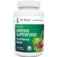 Купить Dr. Berg, Органический Суперфуд, Смесь крестоцветных, 250 таблеток