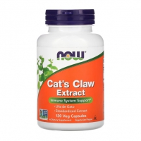 Купить NOW Foods, экстракт кошачьего когтя, Cat's Claw Extract, 120 капсул
