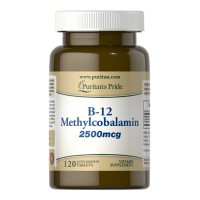 Купить Puritans Pride, B-12 Methylcobalamin, метилкобаламин (витамин B12), 25000 mcg 120 таблеток