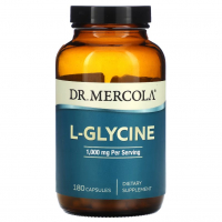 Sotib oling Dr. Mercola, L-glycine, L-glisin, 1000 mg, 180 kapsula