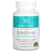 Купить Natural Factors, WomenSense, EstroSense, гормональный баланс, 60 капсул