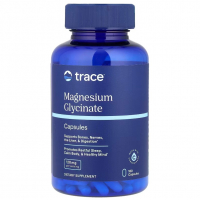 Купить Trace, Магний глицинат, Magnesium Glycinate, 120 мг, 180 капсул