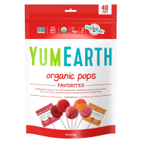 Купить YumEarth, Organic Lollipops, органические леденцы, Ассорти вкусов, 40 шт