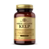Solgar North Atlantic Kelp, 250 таблеток - натуральный источник йода.