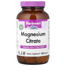 Sotib oling Bluebonnet Nutrition, Magniy Sitrat, 120 kapsula