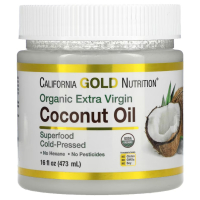 Купить California Gold Nutrition, Coconut Oil, кокосовое масло, 473 мл (16 жидк. унций)