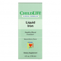 Купить Childlife Clinicals, жидкое железо, Liquid Iron, 118 мл (4 жидк. унции)