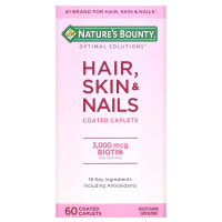 Купить Natures Bounty, для здоровья волос, кожи и ногтей, Hair, Skin & Nails, 60 капсул в оболочке