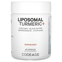 Купить Codeage, Liposomal Curcumin, липосомальная куркума+, 90 капсул