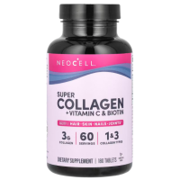 Sotib oling NeoCell, Super Kollagen, Super Kollagen + Vitamin C va Biotin, 180 Tabletka
