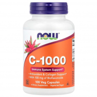 Купить NOW Foods, Витамин C-1000, 100 растительных капсул