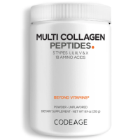 Купить Codeage, Multi Collagen Peptides, 5 типов пептиды коллагена, без добавок, 252 г