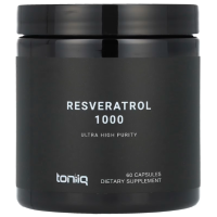 Купить Toniiq, Resveratrol, Ресвератрол, 1000 мг, 60 капсул