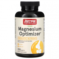 Купить Jarrow Formulas, Magnesium Optimizer, Оптимайзер Магния, 200 таблеток