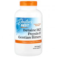 Sotib oling Doctors Best, Betain HCL + Pepsin, 360 kapsula