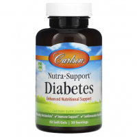 Купить Carlson, Nutra-Support Diabetes, поддержка для диабетиков, 60 мягких таблеток