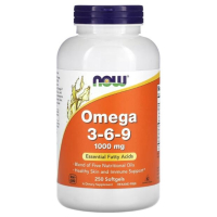 Sotib oling Now Foods, Omega 3-6-9, 1000 mg, 250 yumshoq tabletka