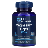 Life Extension, Magnesium Caps, Магний в капсулах, 500 мг, 100 вегетарианских капсул