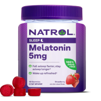 Купить Natrol, мелатонин, melatonin, 5 мг, 60 жевательных конфет