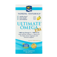 Nordic Naturals, Ultimate Omega Xtra, со вкусом лимона, 740 мг, 60 капсул