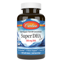 Sotib oling Carlson, Super DHA, 500 mg, 60 Softgellar