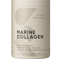 Купить Sports Research, Marine Collagen, Пептиды из морского коллагена, с нейтральным вкусом, 340 г