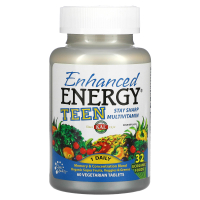 Купить KAL, Enhanced Energy, смесь для улучшения памяти и концентрации, для подростков, 60 вегетарианских таблеток