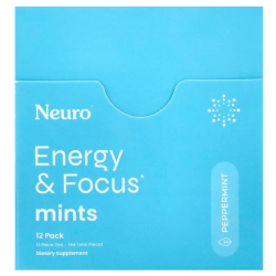 Sotib oling NeuroGum, Energy va Focus, Yalpiz, 12 donadan iborat 1 paket.