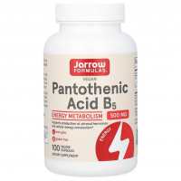Sotib oling Jarrow Formulas, Pantotenik kislota (Vitamin B5), 500 mg, 100 vegetarian kapsula