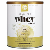 Купить Solgar, Whey To Go Protein, сывороточный протеин, ваниль, 936 г