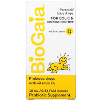 Купить BioGaia, ProTectis, детские капли, для колик и пищеварения, с витамином D, 10 мл (0,34 жидкой унции)
