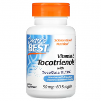 Купить Doctors Best, Токотриенолы, Tocotrienols, 50 мг, 60 капсул