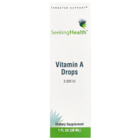 Купить Seeking Health, Витамин A в каплях, Vitamin A Drops, 1500 мкг (5000 МЕ), 30 мл