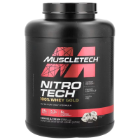 Купить MuscleTech, Nitro-Tech 100% Whey Gold, сывороточный протеин, печенье и сливки, 2,27 кг