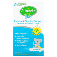 Купить Culturelle, Probiotics + D3, Пробиотики + Д3, в виде капель, от рождения до 12 месяцев, 9мл