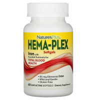 Купить Natures Plus, Hema-Plex, 60 гелевые капсулы