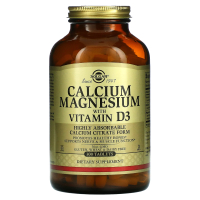 Solgar, Кальций и магний с витамином D3, 300 таблеток