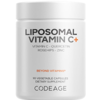 Купить Codeage, Липосомальный витамин C+, кверцетин, шиповник, цинк, 90 капсул